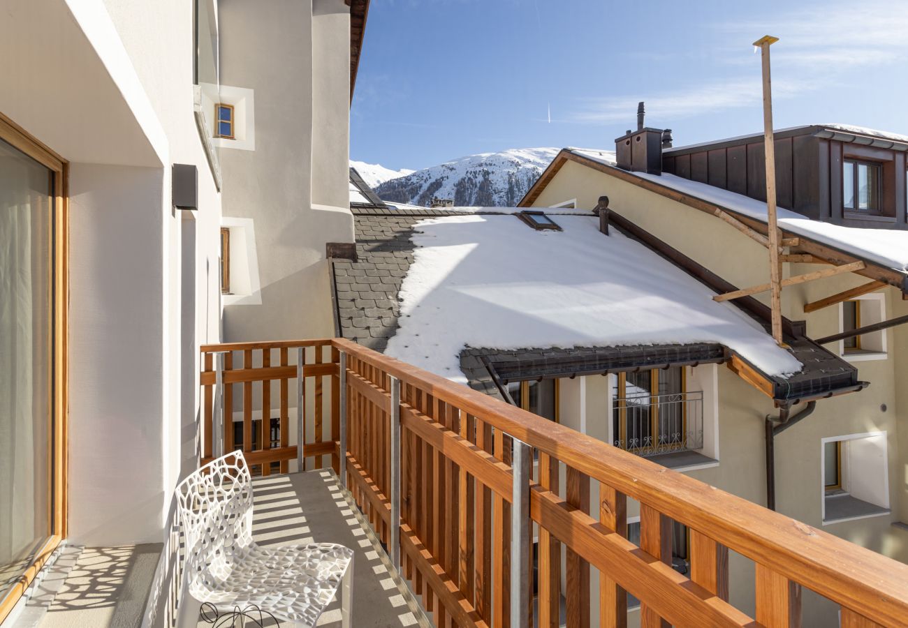 Apartment in Samedan - Chesa Dalet 5 - Family apartment with a perfect mountain view